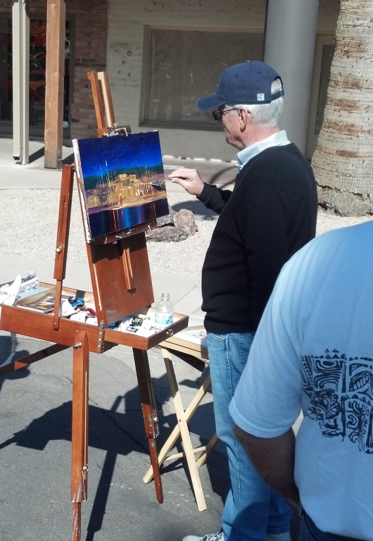 CHP painting at Quick Draw2